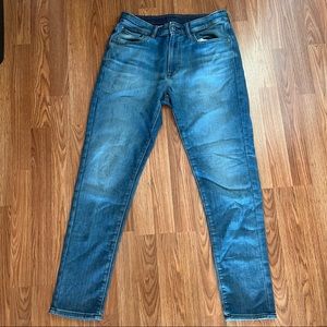 Uniqlo EZY easy jeans medium wash blue jeans size M